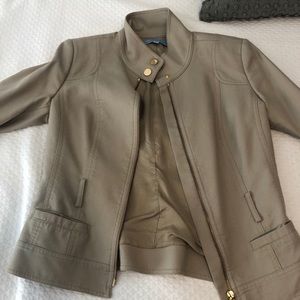 Antonio Melani high collar belted blazer 4